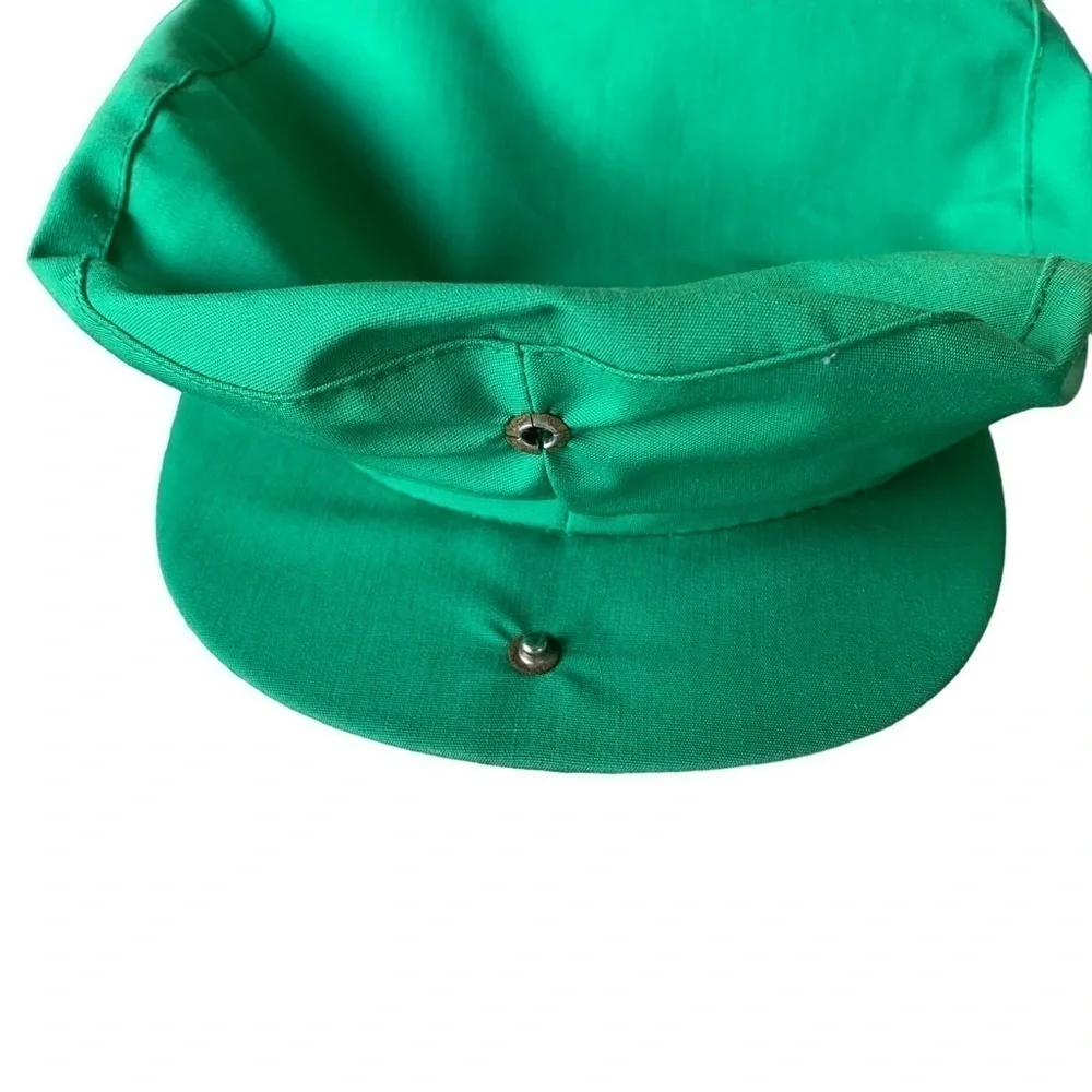 Vintage Kangol Style Men’s Hat Green Cap Size 7 - 7 1/8 Medium